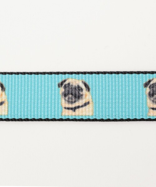 BEAMS BOY(ビームスボーイ)の「THOMAS BATES × BEAMS BOY / 別注 パグ スライダー ベルト(ベルト・レディース・ライトブルー・ONE SIZE)」の4枚目の写真