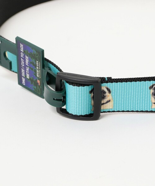 BEAMS BOY(ビームスボーイ)の「THOMAS BATES × BEAMS BOY / 別注 パグ スライダー ベルト(ベルト・レディース・ライトブルー・ONE SIZE)」の5枚目の写真