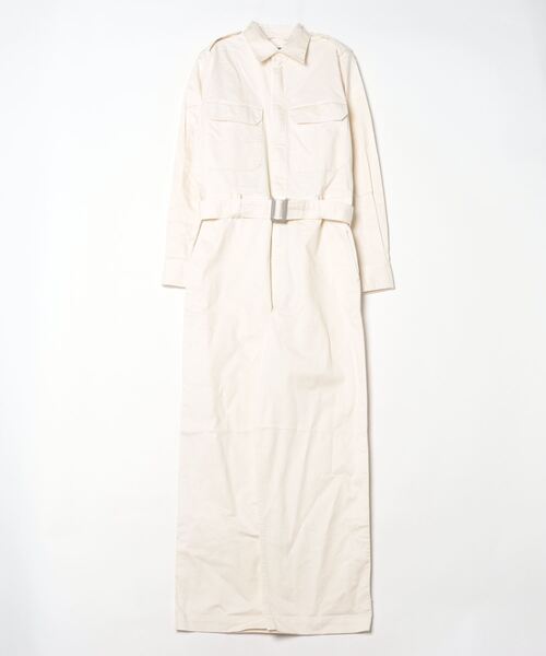 POLO RALPH LAUREN（ポロ ラルフ ローレン）の「ストレッチコットン ツイル ジャンプスーツ（つなぎ/オールインワン・レディース・ホワイト・2）」の6枚目の写真