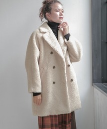 niko and... | FLUFFYビッグカラーコート(その他アウター)