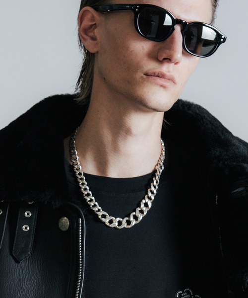 CRIMIE（クライミー）の「LINK CHAIN GRADATION SILVER NECKLACE MIDDLE / チェーン グラデーション シルバー ネックレス ミドル（ネックレス・メンズ・シルバー・ONE SIZE）」の11枚目の写真