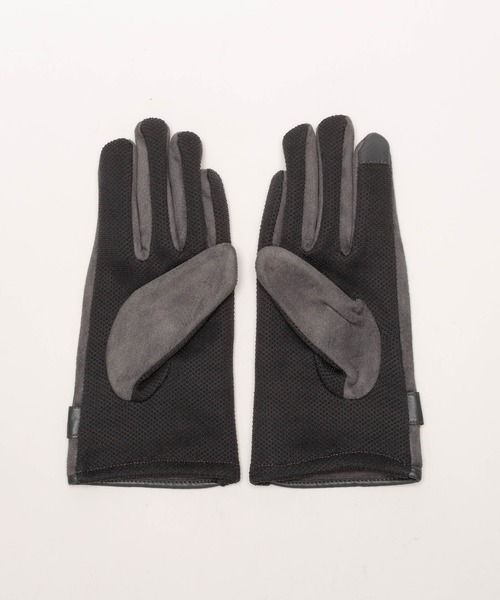 SVEC（シュベック）の「フェイクスエード グローブ（手袋・メンズ・ブラック/グレー・FREE）」の7枚目の写真
