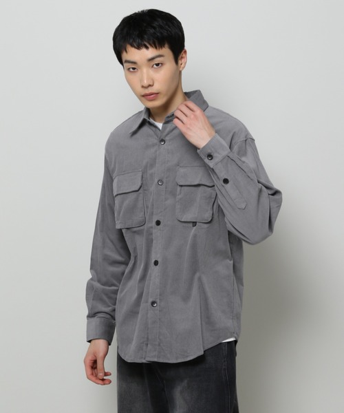 セール】INFLATION／コーデュロイシャツ（シャツ/ブラウス