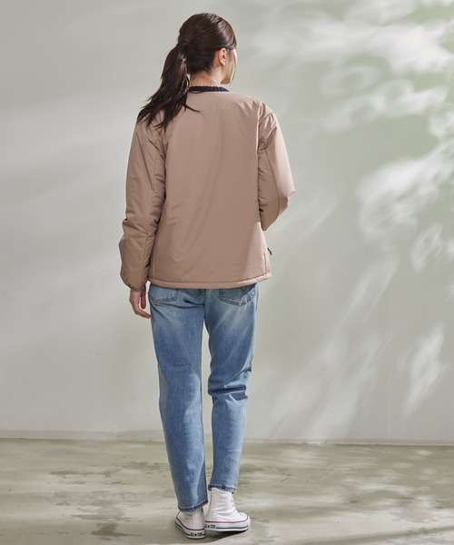 Arnold Palmer(アーノルドパーマー)の「TEMPSOLUTION シェア パディング ジャケット(その他アウター・レディース・ベージュ/ブラック・S/M/LL/L/XS)」の19枚目の写真