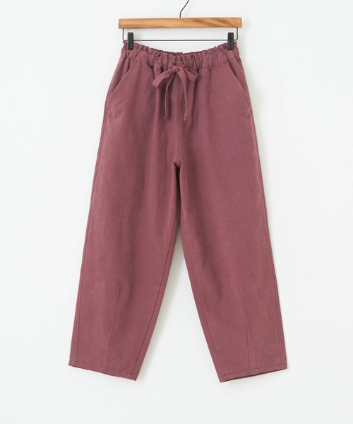 CUBE SUGAR（キューブシュガー）の「無地ピーチツイルイージーコクーンパンツ（その他パンツ・レディース・ベージュ/ブラウン/ブラック/スモークピンク・M）」の15枚目の写真