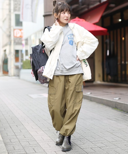 チチカカ（チチカカ）の「メヒコロゴ＆モチーフプリントプルオーバー（スウェット・レディース・ホワイト/グレー/ブラック・FREE）」の5枚目の写真