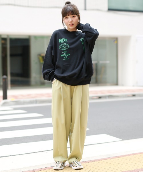 チチカカ（チチカカ）の「メヒコロゴ＆モチーフプリントプルオーバー（スウェット・レディース・ホワイト/グレー/ブラック・FREE）」の7枚目の写真