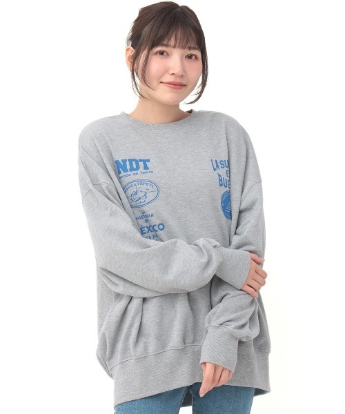 チチカカ（チチカカ）の「メヒコロゴ＆モチーフプリントプルオーバー（スウェット・レディース・ホワイト/グレー/ブラック・FREE）」の10枚目の写真