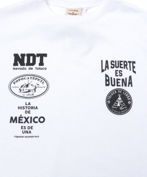 チチカカ（チチカカ）の「メヒコロゴ＆モチーフプリントプルオーバー（スウェット・レディース・ホワイト/グレー/ブラック・FREE）」の16枚目の写真