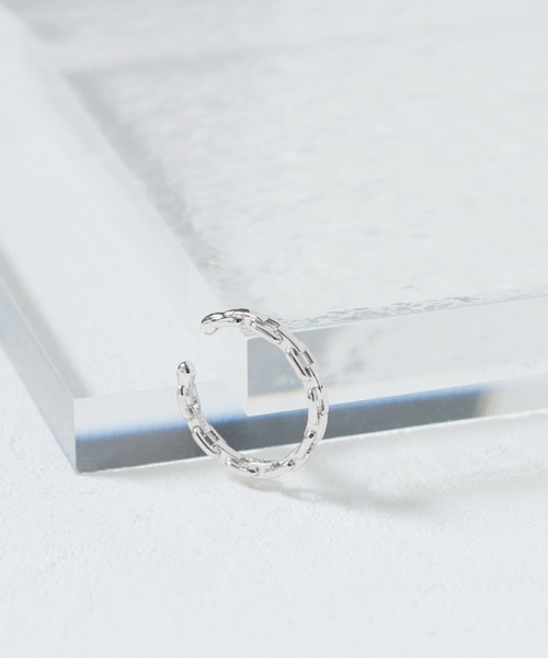 SV925 ユニセックス チェーン風 イヤーカフ（イヤーカフ）｜Jewel closet by L&Co.（ジュエルクローゼットバイエルアンドコー）