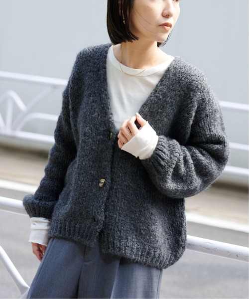 MILLER(ミラー)の「《追加2》別注【MILLER/ミラー】リブL/S Tシャツ(Tシャツ/カットソー・レディース・ホワイト/ベージュ/グリーン・FREE)」の7枚目の写真