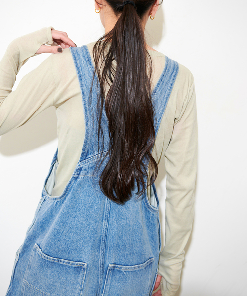 MILLER(ミラー)の「《追加2》別注【MILLER/ミラー】リブL/S Tシャツ(Tシャツ/カットソー・レディース・ホワイト/ベージュ/グリーン・FREE)」の12枚目の写真