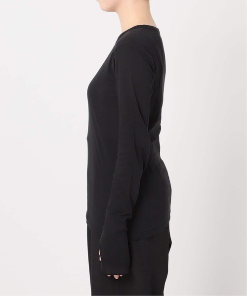 MILLER(ミラー)の「《追加2》別注【MILLER/ミラー】リブL/S Tシャツ(Tシャツ/カットソー・レディース・ホワイト/ベージュ/グリーン・FREE)」の18枚目の写真