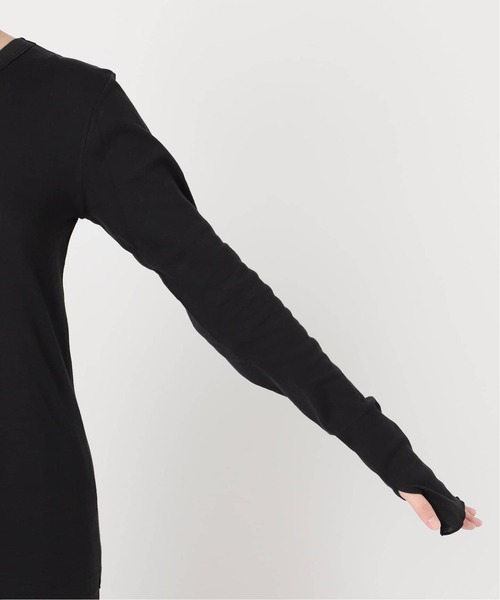 MILLER(ミラー)の「《追加2》別注【MILLER/ミラー】リブL/S Tシャツ(Tシャツ/カットソー・レディース・ホワイト/ベージュ/グリーン・FREE)」の22枚目の写真