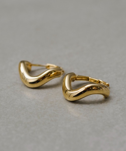 BIRTHDAY BAR（バースデイバー）の「Nuance Hoop Pierce（ピアス（両耳用）・レディース・シルバー/ゴールド・フリー）」の2枚目の写真