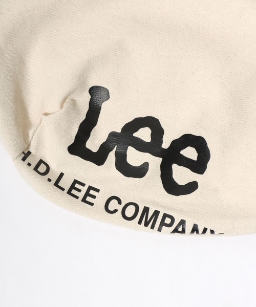 Lee(リー)の「Lee(リー)ブランドロゴプリント ドローストリングショルダーバッグ/メンズ レディース ユニセックス/ビッグショルダー(ショルダーバッグ・メンズ・オフホワイト/ブラック/ホワイト系その他/グレー・FREE)」の7枚目の写真