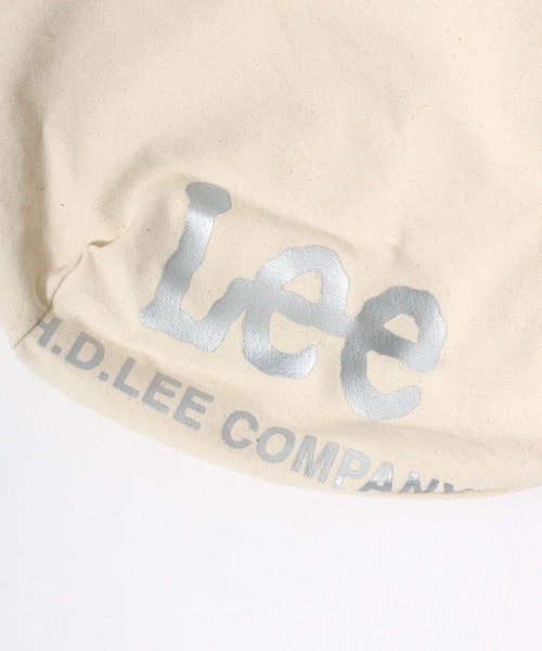 Lee(リー)の「Lee(リー)ブランドロゴプリント ドローストリングショルダーバッグ/メンズ レディース ユニセックス/ビッグショルダー(ショルダーバッグ・メンズ・オフホワイト/ブラック/ホワイト系その他/グレー・FREE)」の10枚目の写真