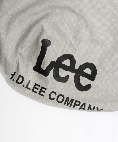 Lee(リー)の「Lee(リー)ブランドロゴプリント ドローストリングショルダーバッグ/メンズ レディース ユニセックス/ビッグショルダー(ショルダーバッグ・メンズ・オフホワイト/ブラック/ホワイト系その他/グレー・FREE)」の16枚目の写真