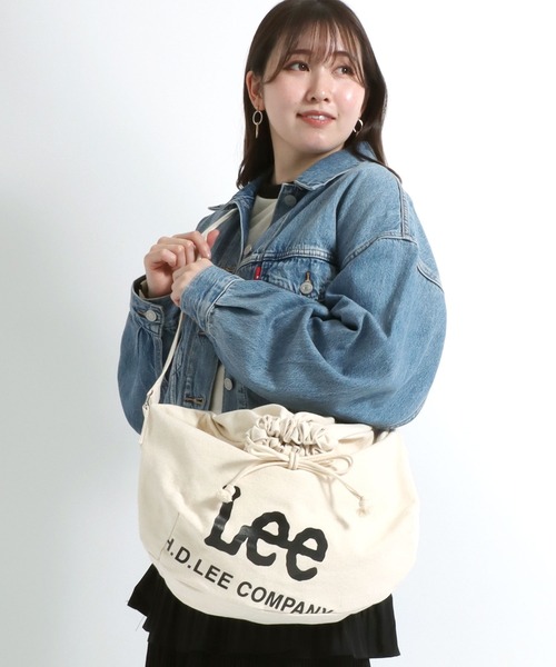 セール】Lee（リー)ブランドロゴプリント ドローストリング