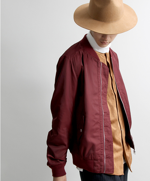 WEGO（ウィゴー）の「WEGO/スタンダードMA-1（ミリタリージャケット・メンズ・ホワイト/ブラック/グレー/カーキ/ネイビー/ワイン/その他1・MEDIUM/LARGE）」の7枚目の写真