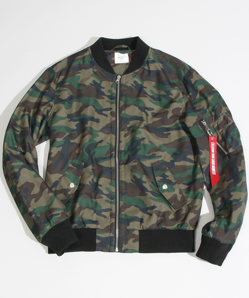 WEGO（ウィゴー）の「WEGO/スタンダードMA-1（ミリタリージャケット・メンズ・ホワイト/ブラック/グレー/カーキ/ネイビー/ワイン/その他1・MEDIUM/LARGE）」の16枚目の写真