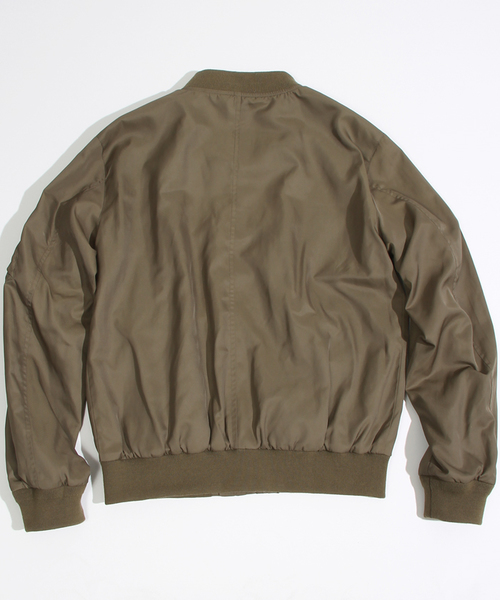 WEGO（ウィゴー）の「WEGO/スタンダードMA-1（ミリタリージャケット・メンズ・ホワイト/ブラック/グレー/カーキ/ネイビー/ワイン/その他1・MEDIUM/LARGE）」の17枚目の写真
