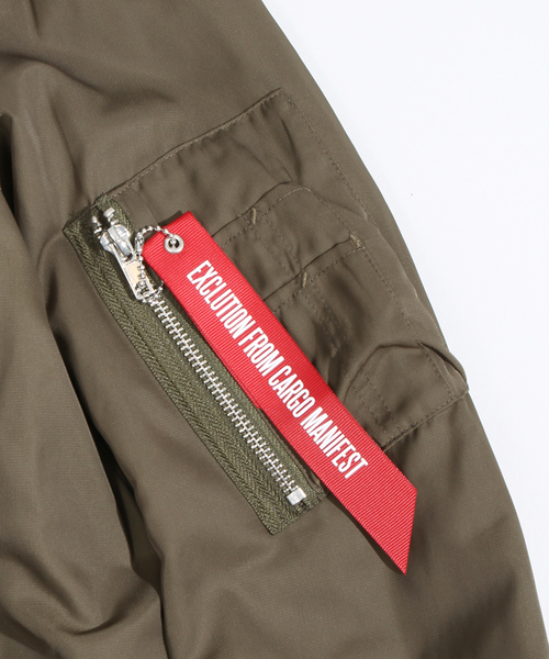 WEGO（ウィゴー）の「WEGO/スタンダードMA-1（ミリタリージャケット・メンズ・ホワイト/ブラック/グレー/カーキ/ネイビー/ワイン/その他1・MEDIUM/LARGE）」の20枚目の写真