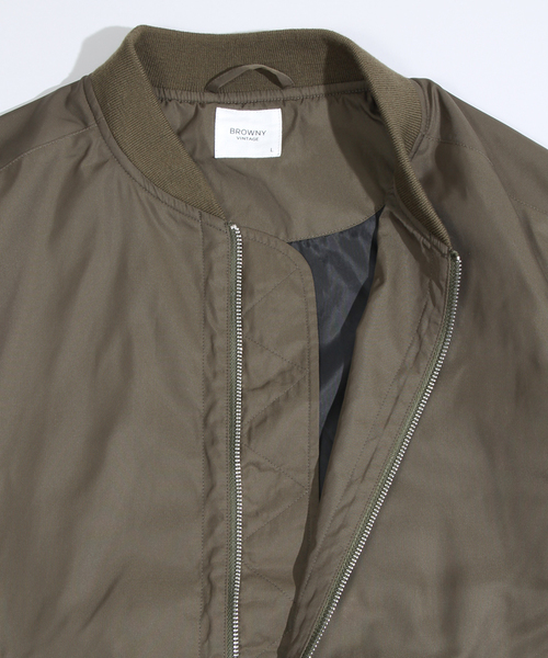 WEGO（ウィゴー）の「WEGO/スタンダードMA-1（ミリタリージャケット・メンズ・ホワイト/ブラック/グレー/カーキ/ネイビー/ワイン/その他1・MEDIUM/LARGE）」の13枚目の写真