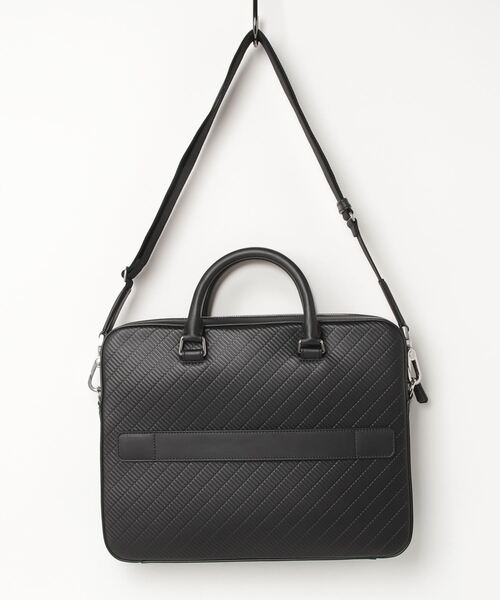 dunhill(ダンヒル)の「コントゥア スリム ドキュメントケース / CONTOUR SLIM SGL DOC CASE(ビジネスバッグ・メンズ・ブラック・ONE SIZE)」の5枚目の写真
