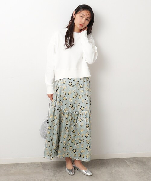 OPAQUE.CLIP（オペークドットクリップ）の「◆ポンチショートトップス/コットン100％【洗濯機洗い可】（Tシャツ/カットソー・レディース・チャコールグレー/ホワイト/ピンク・38/40）」の6枚目の写真