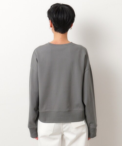 OPAQUE.CLIP（オペークドットクリップ）の「◆ポンチショートトップス/コットン100％【洗濯機洗い可】（Tシャツ/カットソー・レディース・チャコールグレー/ホワイト/ピンク・38/40）」の18枚目の写真