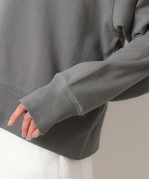 OPAQUE.CLIP（オペークドットクリップ）の「◆ポンチショートトップス/コットン100％【洗濯機洗い可】（Tシャツ/カットソー・レディース・チャコールグレー/ホワイト/ピンク・38/40）」の20枚目の写真