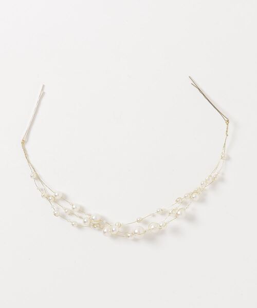 epic day（エピックデイ）の「3連パールヘッドドレス（その他ヘアアクセサリー・レディース・シルバー/ゴールド・F）」の12枚目の写真