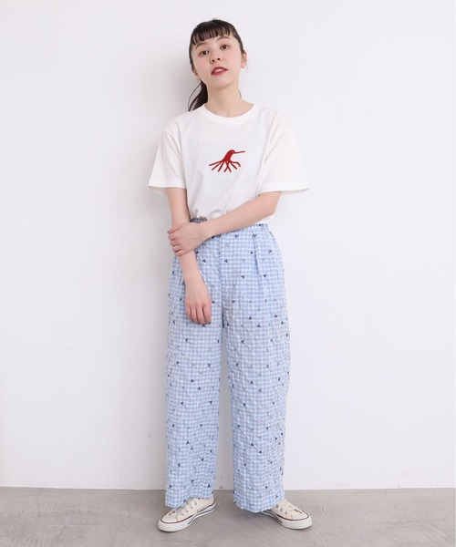 ✍ #新入荷アイテム #海の生物刺繍tシャツ アトリエドゥサボン