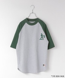 LOWRYS FARM | ＭＬＢラグランチュニックＴシャツ　 106021(Tシャツ/カットソー)