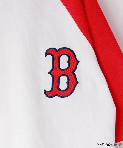 LOWRYS FARM（ローリーズファーム）の「ＭＬＢラグランチュニックＴシャツ　 106021（Tシャツ/カットソー・キッズ・グリーン/レッド/ネイビー/ブルー・110cm/130cm/140cm/150cm/120cm）」の18枚目の写真