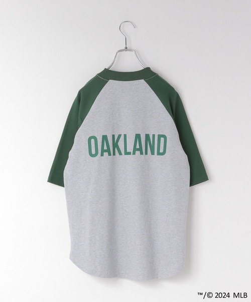 LOWRYS FARM（ローリーズファーム）の「ＭＬＢラグランチュニックＴシャツ　 106021（Tシャツ/カットソー・キッズ・グリーン/レッド/ネイビー/ブルー・110cm/130cm/140cm/150cm/120cm）」の20枚目の写真