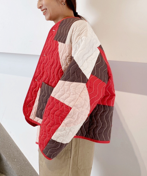 パッチワーク　キルティングブルゾン FRAMeWORK（フレームワーク）の「パッチワークキルティングブルゾン