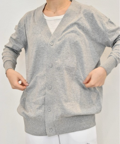 THEATRE PRODUCTS(シアタープロダクツ)の「シンボルロゴ刺繍ニットカーディガン(カーディガン/ボレロ・レディース・グレー/ホワイト/ブラック・FREE)」の10枚目の写真