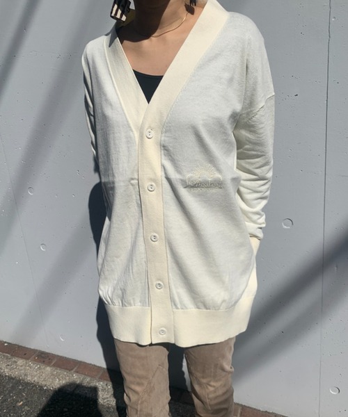 THEATRE PRODUCTS(シアタープロダクツ)の「シンボルロゴ刺繍ニットカーディガン(カーディガン/ボレロ・レディース・グレー/ホワイト/ブラック・FREE)」の21枚目の写真