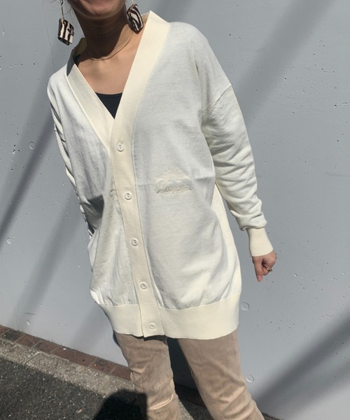 THEATRE PRODUCTS(シアタープロダクツ)の「シンボルロゴ刺繍ニットカーディガン(カーディガン/ボレロ・レディース・グレー/ホワイト/ブラック・FREE)」の22枚目の写真