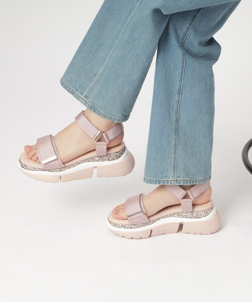 エスペランサ❤︎ グリッター厚底スポサン 24SS Mサイズ グリッター厚底スポサン 24SS（サンダル・ミュール