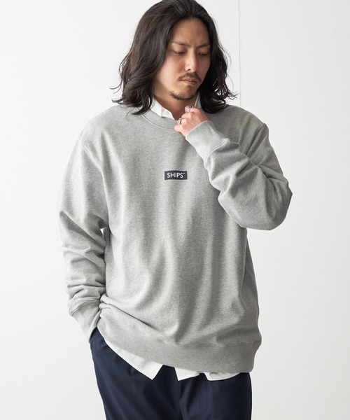 SHIPS.me(シップスミー)の「【ZOZO限定】SHIPS.me: ロゴスウェットクルー(スウェット・メンズ・ホワイト/ブラック/杢グレー・S/M/L/XL)」の17枚目の写真