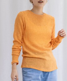 NOLLEY’S | クルーネックリンクルシャーリングプルオーバーカットソー(Tシャツ/カットソー)
