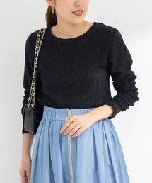 NOLLEY’S | クルーネックリンクルシャーリングプルオーバーカットソー(Tシャツ/カットソー)