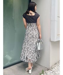 MERCURYDUO | カットワーク刺繍ドッキングワンピース(ワンピース)