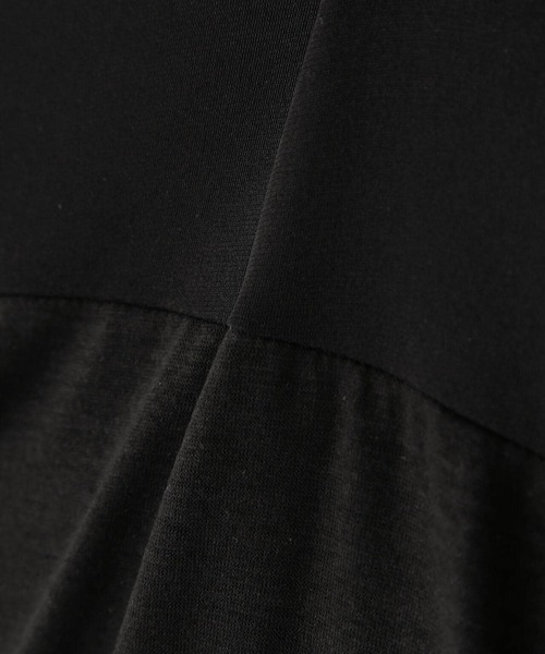 DROIT BELLO(ドロイトベロ)の「DROIT BELLO(ドロイトベロ)シアーベア切替プルオーバー(Tシャツ/カットソー・レディース・ホワイト/ブラック/カーキ・F)」の10枚目の写真