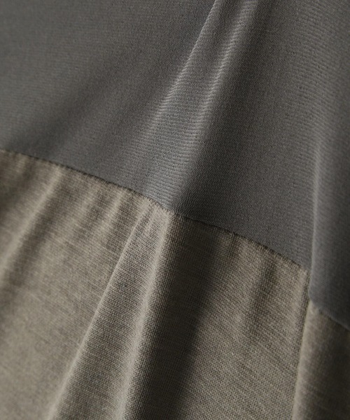 DROIT BELLO(ドロイトベロ)の「DROIT BELLO(ドロイトベロ)シアーベア切替プルオーバー(Tシャツ/カットソー・レディース・ホワイト/ブラック/カーキ・F)」の15枚目の写真