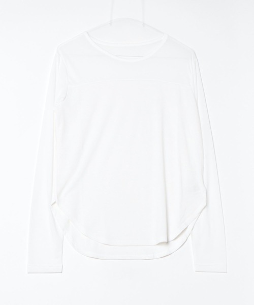 DROIT BELLO(ドロイトベロ)の「DROIT BELLO(ドロイトベロ)シアーベア切替プルオーバー(Tシャツ/カットソー・レディース・ホワイト/ブラック/カーキ・F)」の20枚目の写真