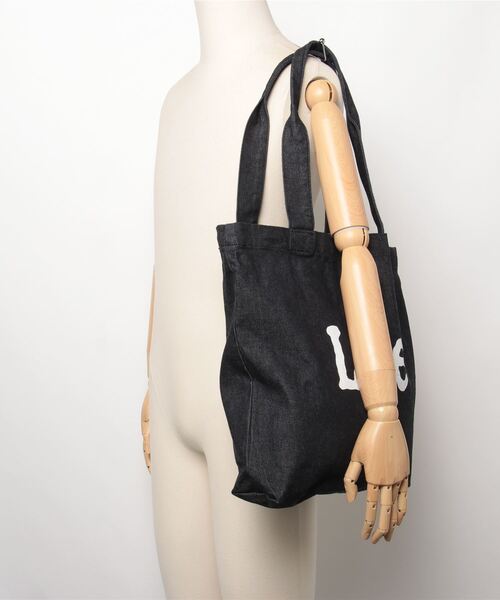 Lee(リー)の「LEE / デニムトートBAG / LA0637(トートバッグ・レディース・ラベンダー/インディゴブルー/ブルー系その他/ブルー系その他2/オレンジ・ONESIZE)」の15枚目の写真